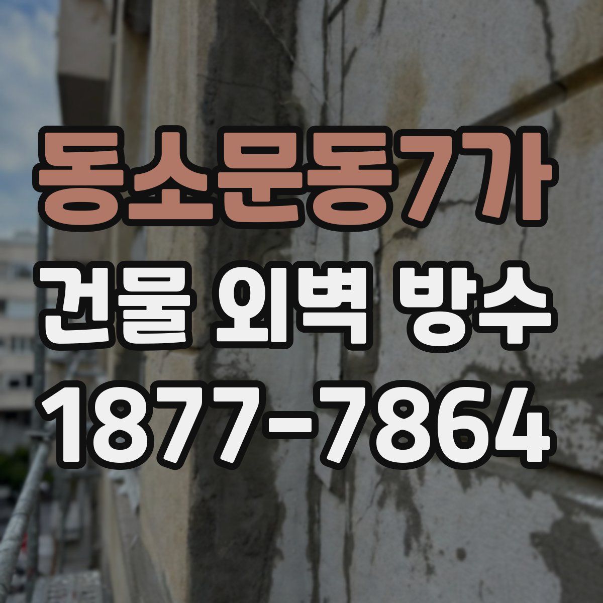 동소문동7가 건물 외벽 방수
