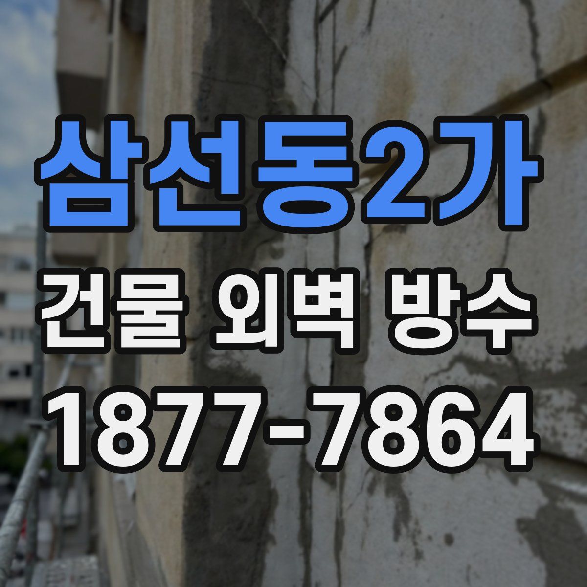 삼선동2가 건물 외벽 방수