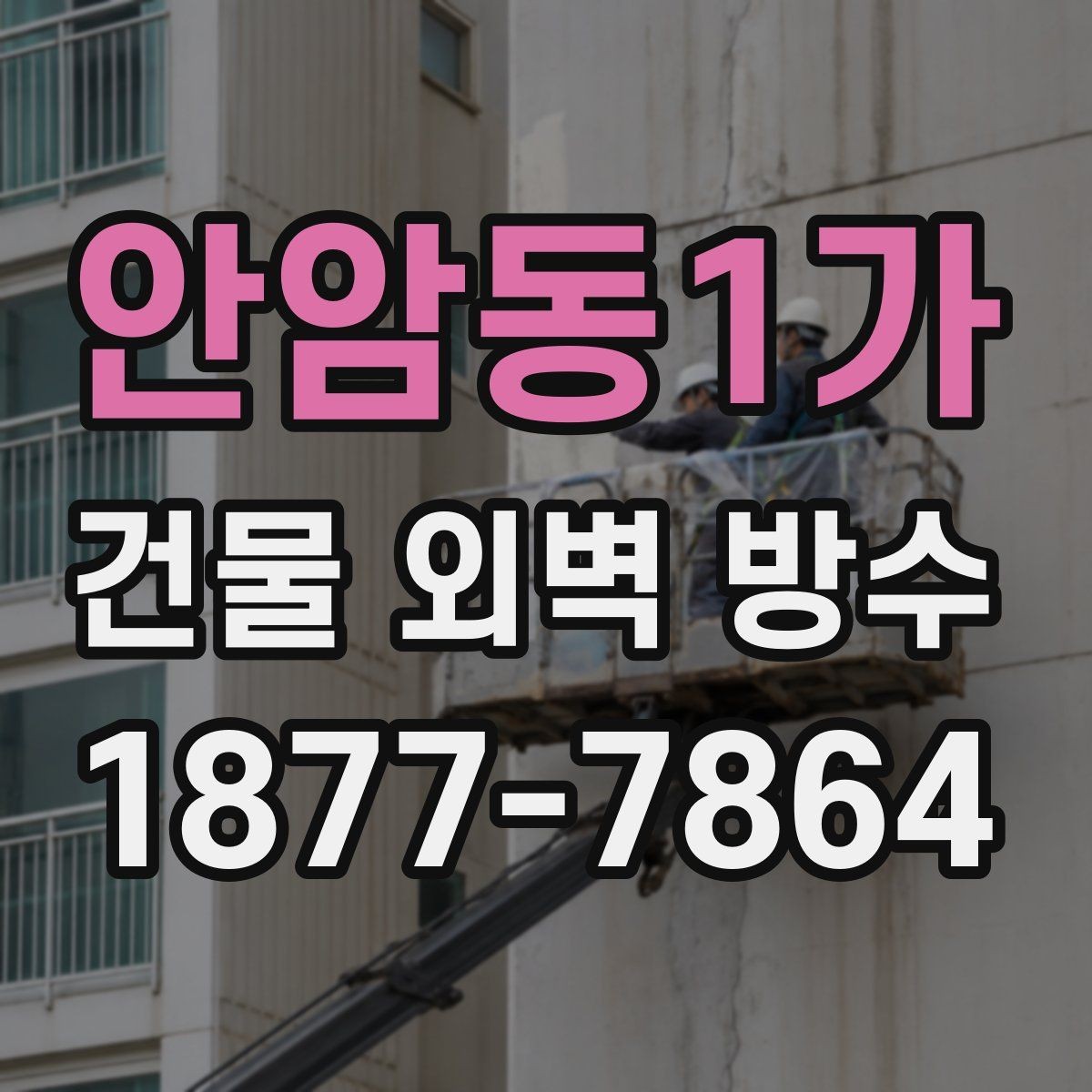 안암동1가 건물 외벽 방수 공법별 시공 기간 차이
