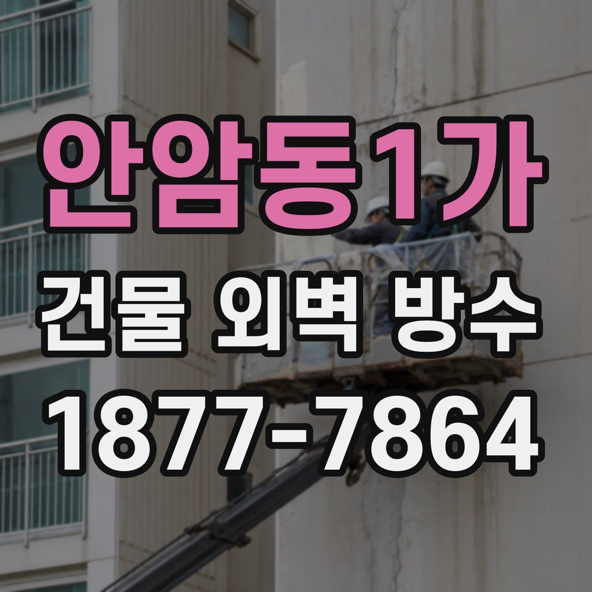 안암동1가 건물 외벽 방수