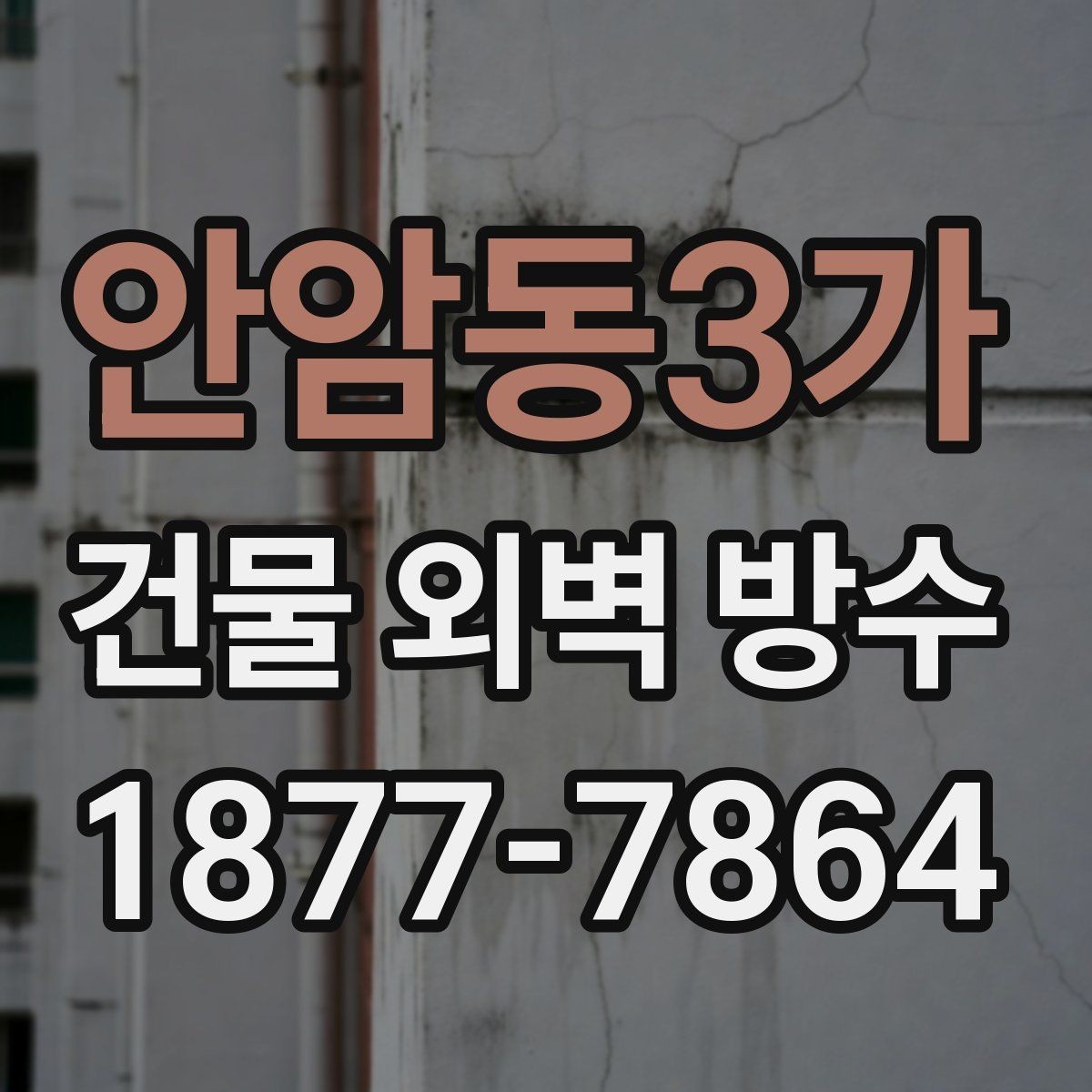 안암동3가 건물 외벽 방수 시공 전에 알아야 할 기본 절차