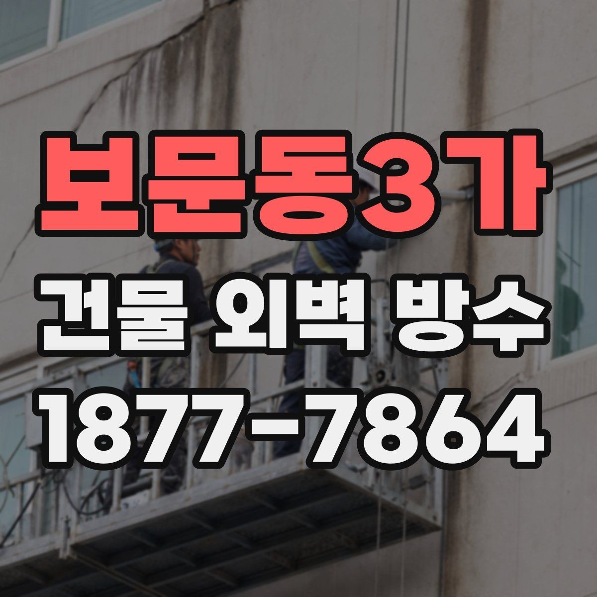 보문동3가 건물 외벽 방수 공사 범위가 넓을 때 판단 기준