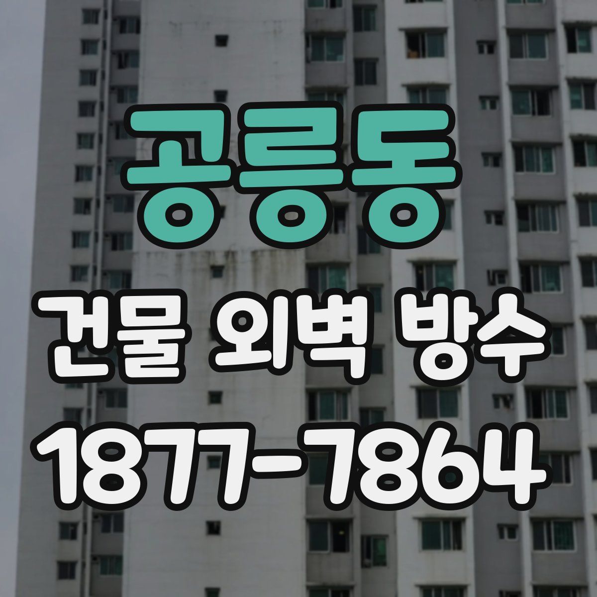 공릉동 건물 외벽 방수