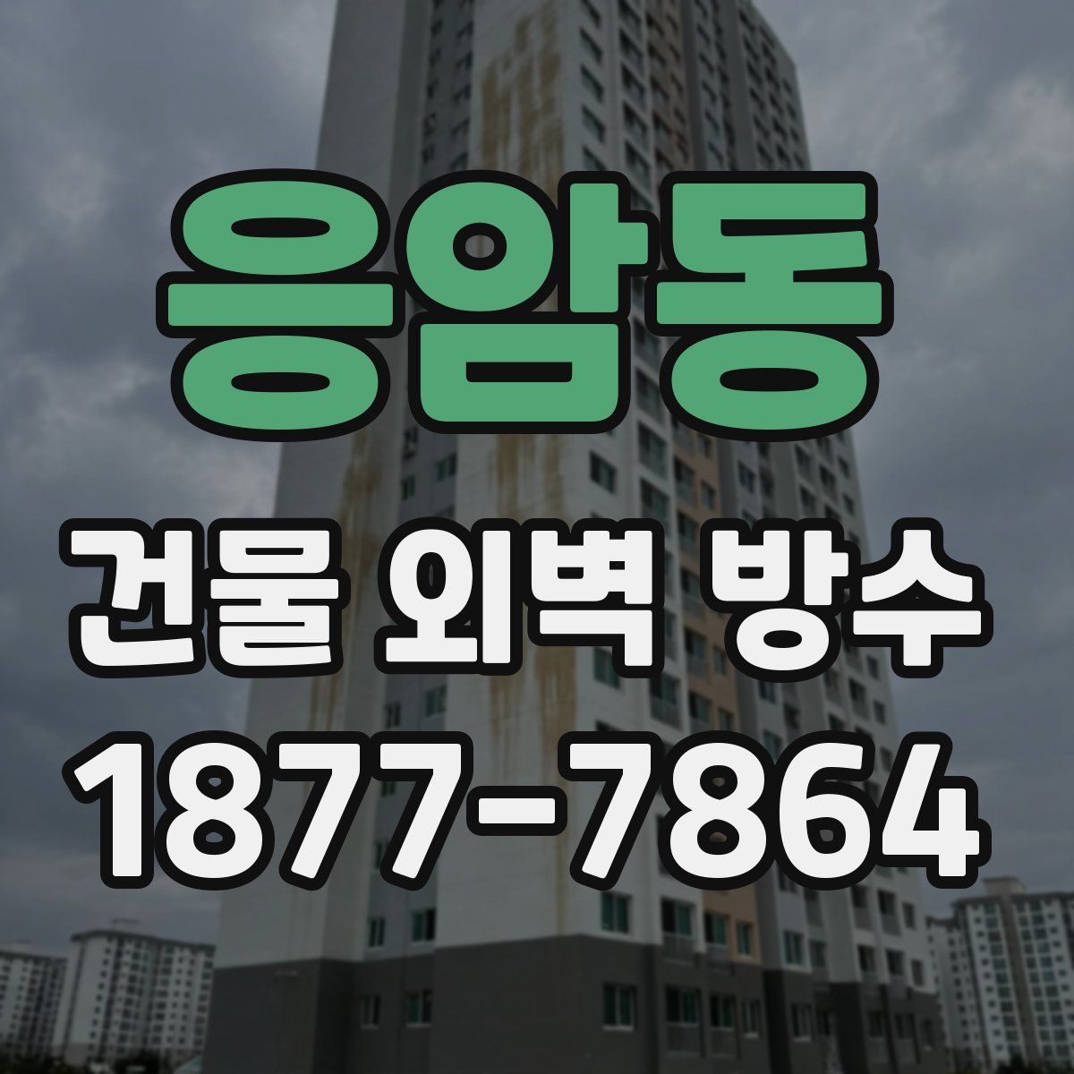 응암동 건물 외벽 방수