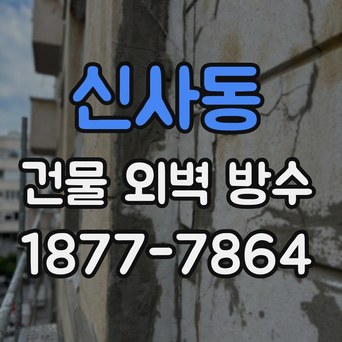 신사동 건물 외벽 방수