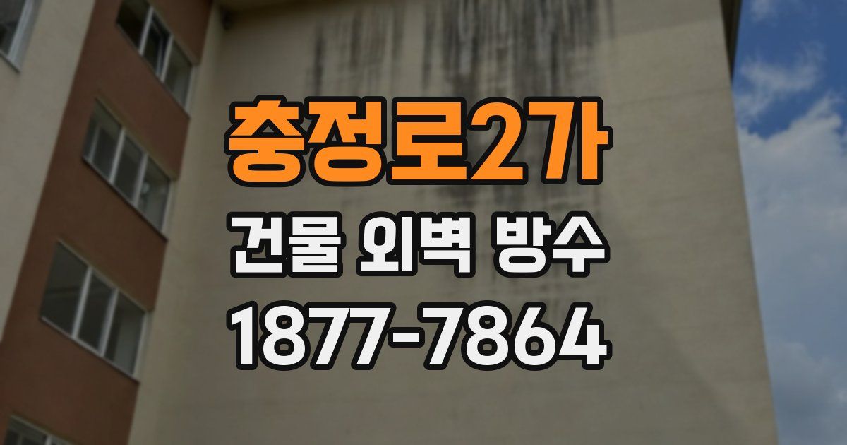 충정로2가 건물 외벽 방수