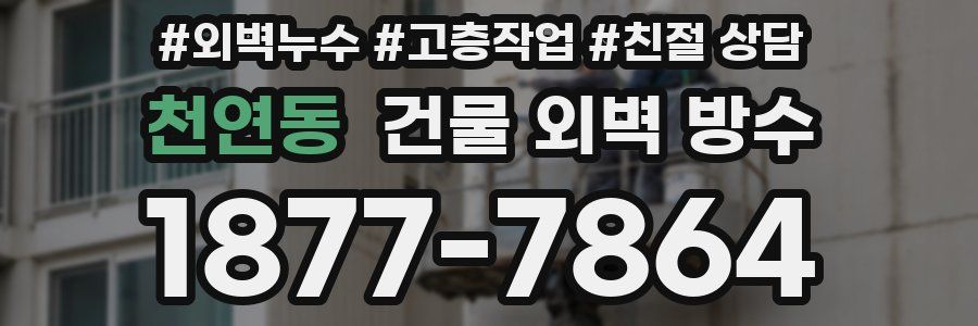 천연동 건물 외벽 방수