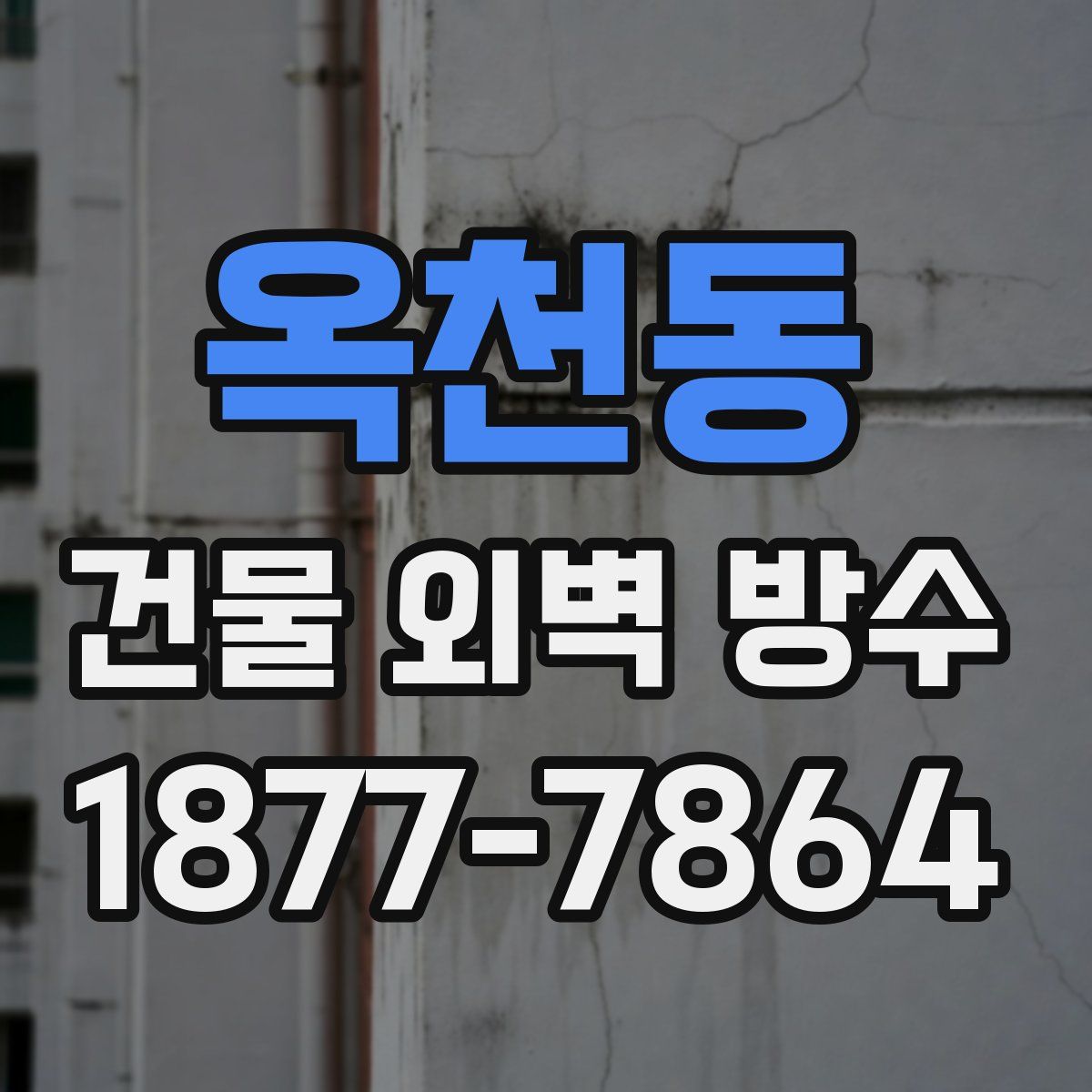 옥천동 건물 외벽 방수