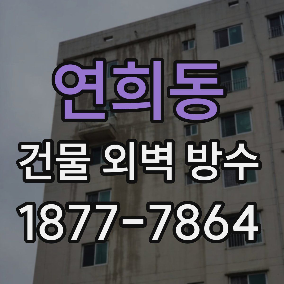 연희동 건물 외벽 방수