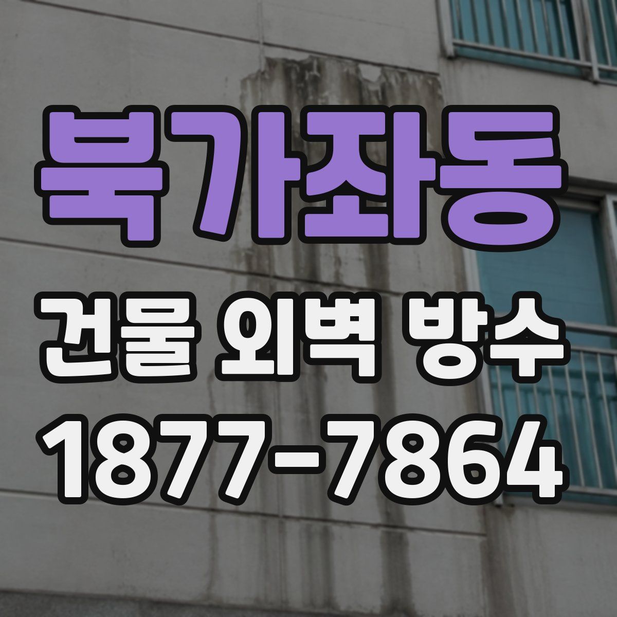 북가좌동 건물 외벽 방수