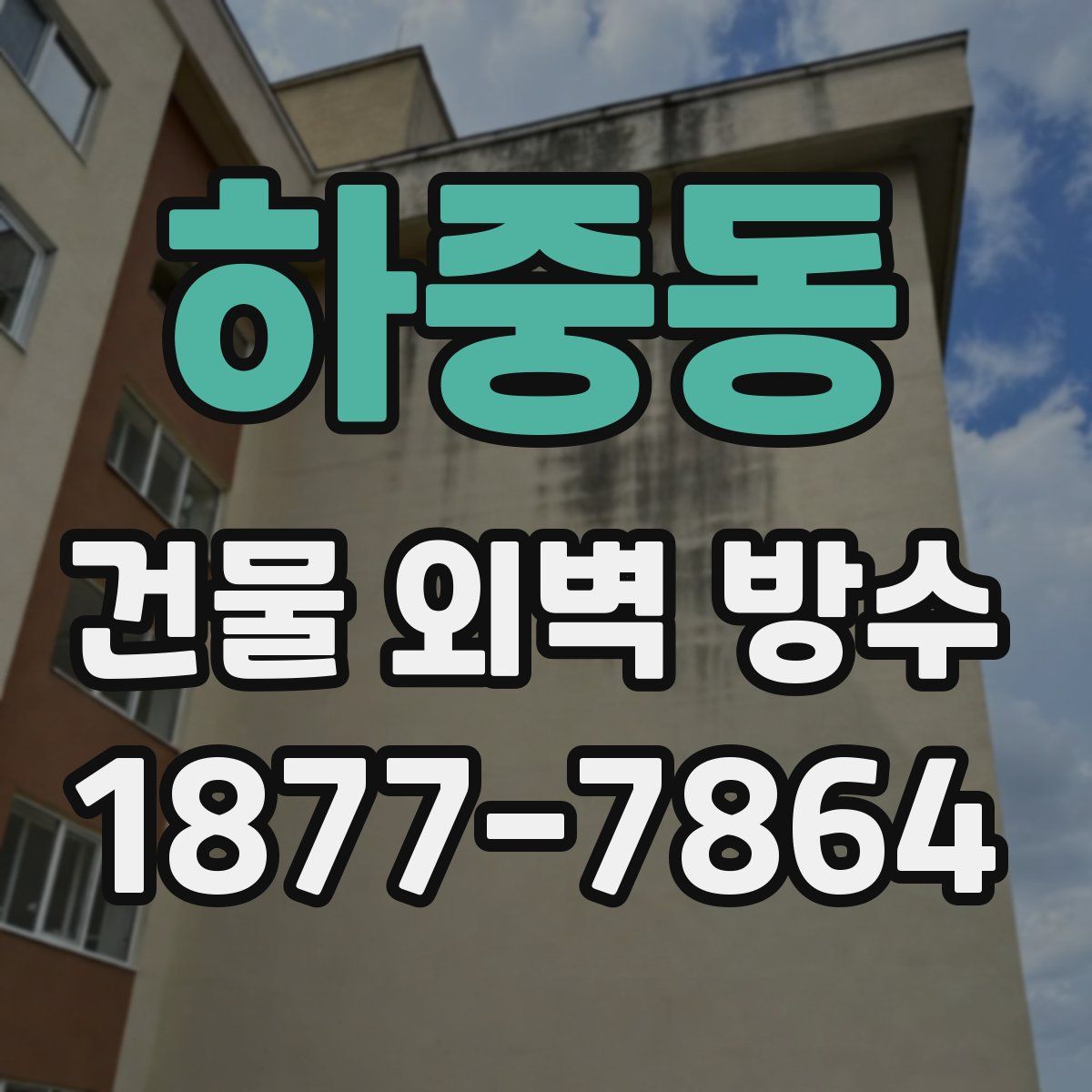 하중동 건물 외벽 방수
