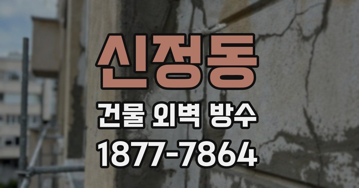 신정동 건물 외벽 방수
