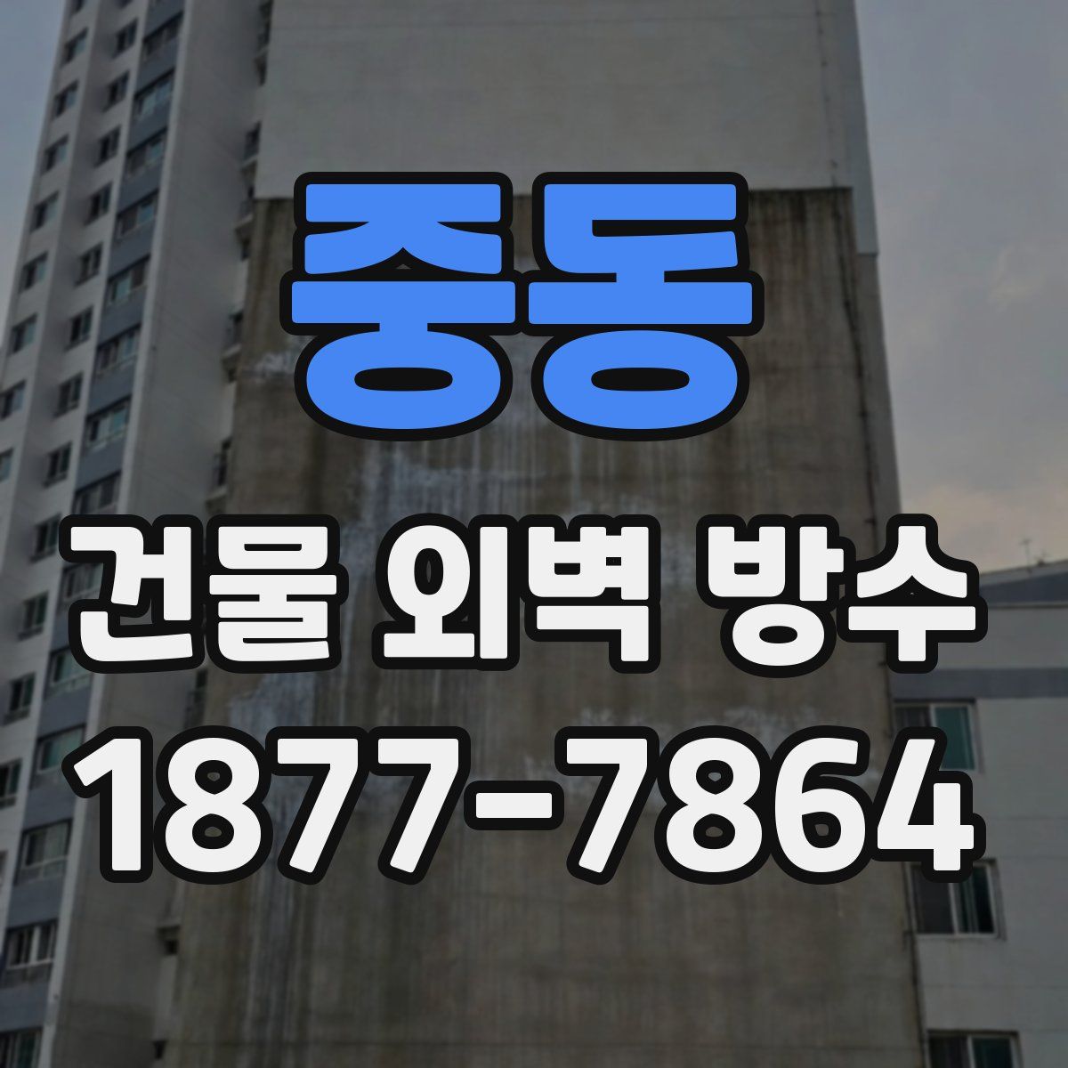 중동 건물 외벽 방수