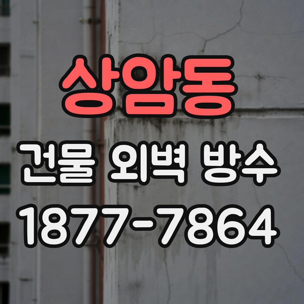 상암동 건물 외벽 방수