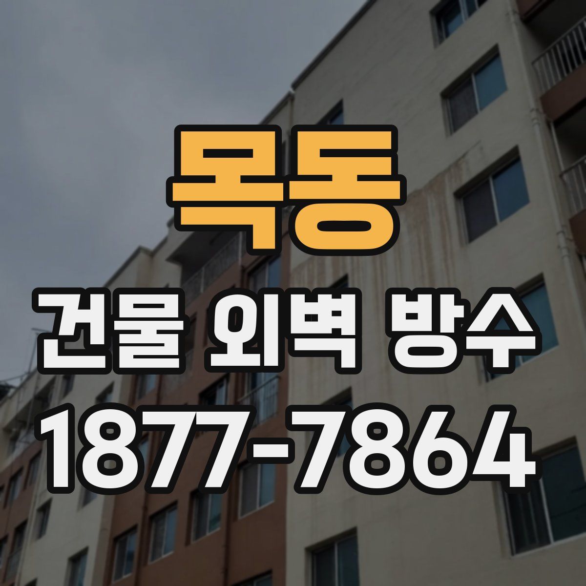 목동 건물 외벽 방수