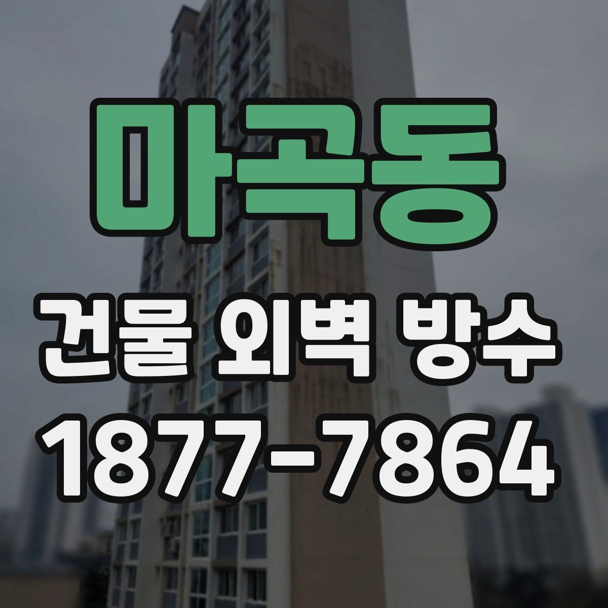 마곡동 건물 외벽 방수 자재 비교로 알아보는 적합한 선택