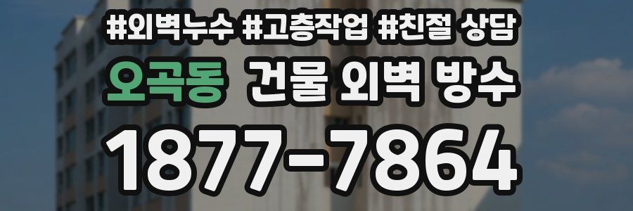 오곡동 건물 외벽 방수