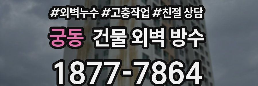 궁동 건물 외벽 방수