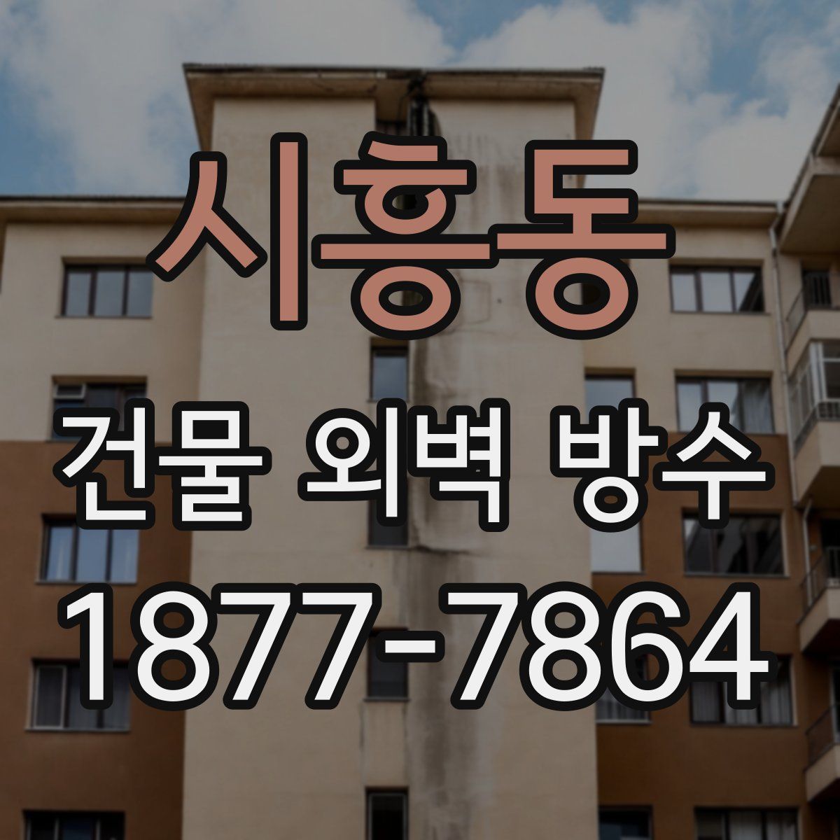 시흥동 건물 외벽 방수
