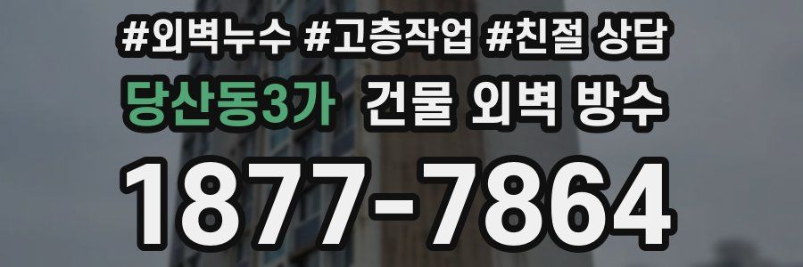 당산동3가 건물 외벽 방수