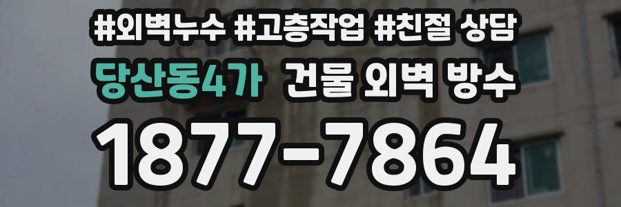 당산동4가 건물 외벽 방수