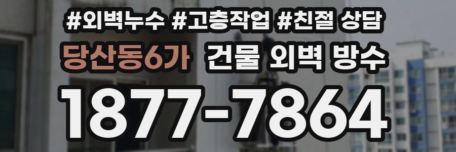 당산동6가 건물 외벽 방수