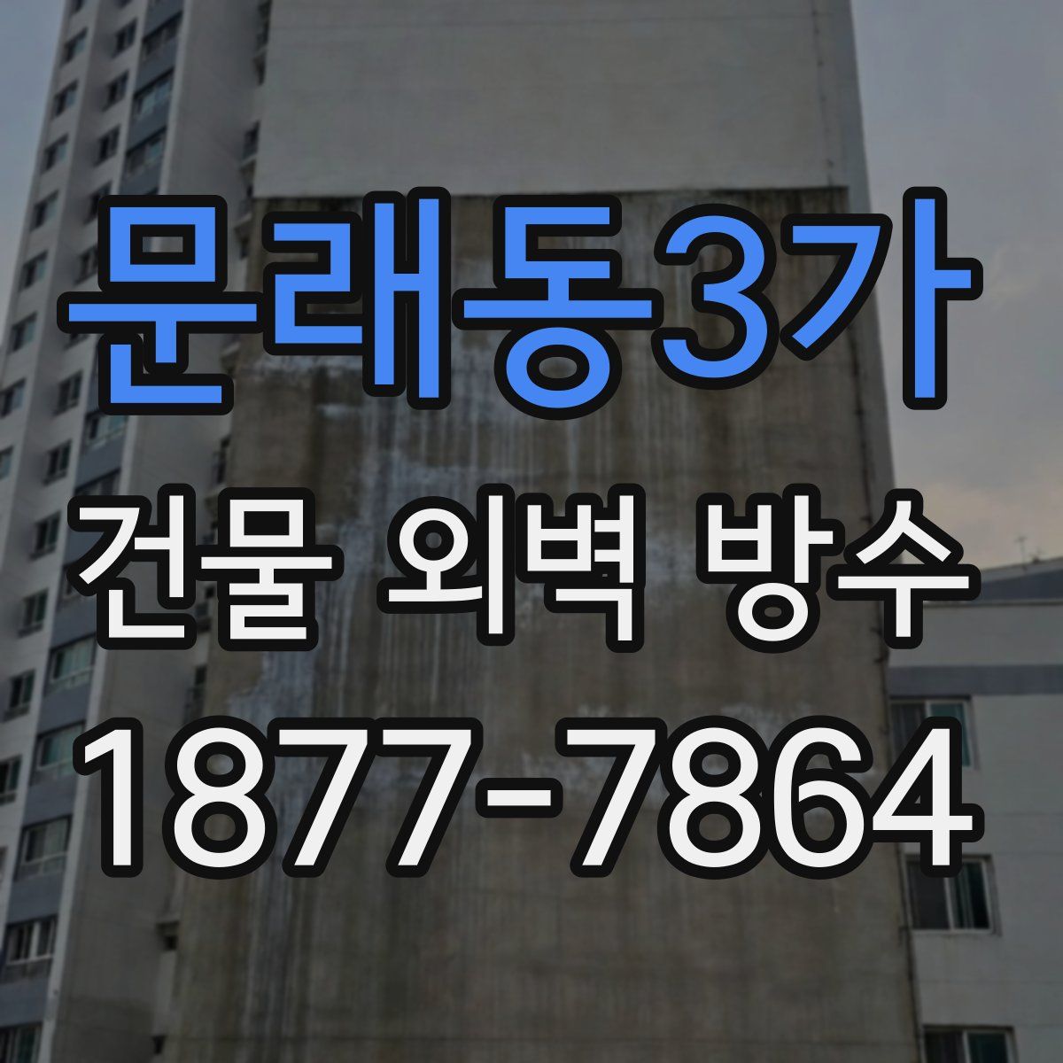 문래동3가 건물 외벽 방수