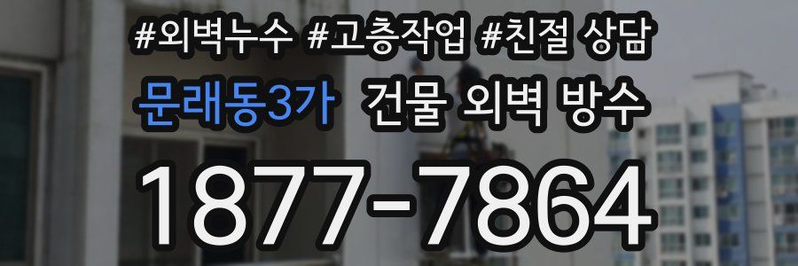 문래동3가 건물 외벽 방수