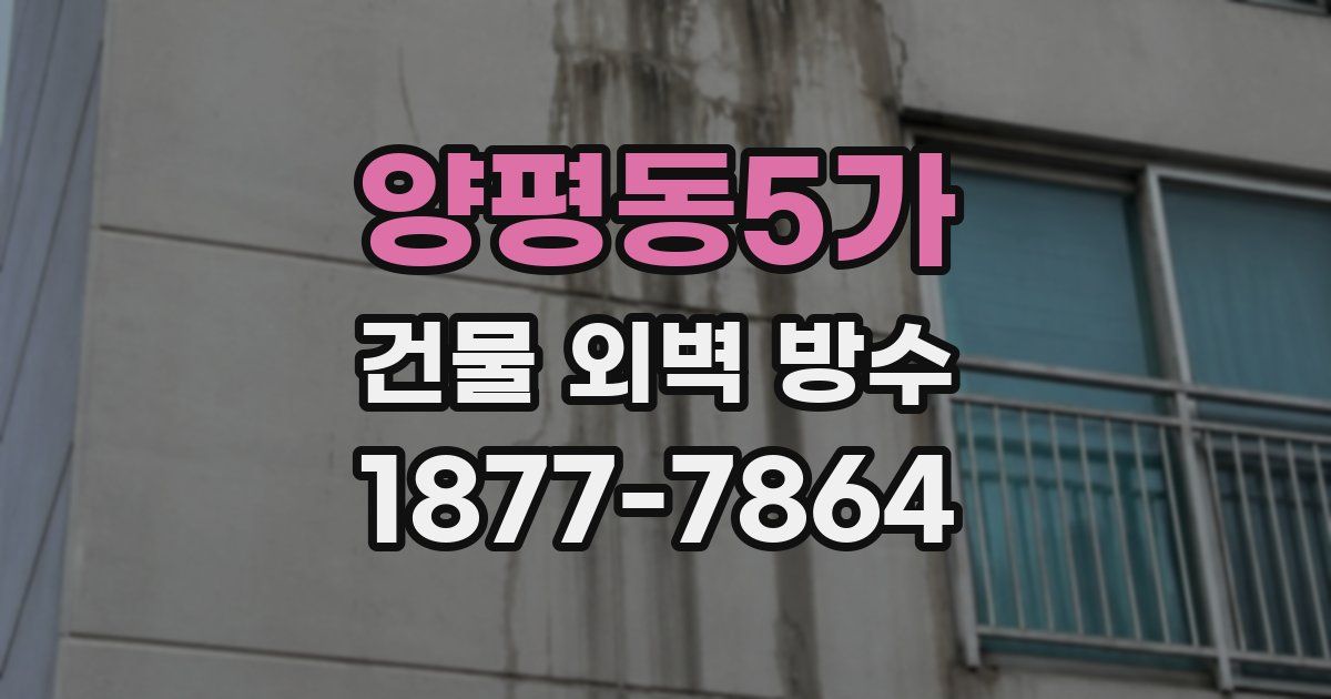 양평동5가 건물 외벽 방수