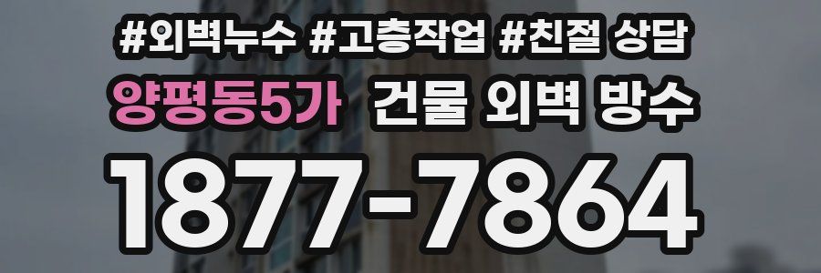 양평동5가 건물 외벽 방수