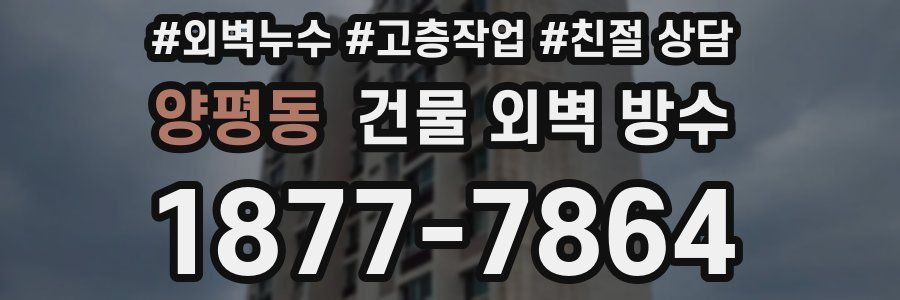 양평동 건물 외벽 방수