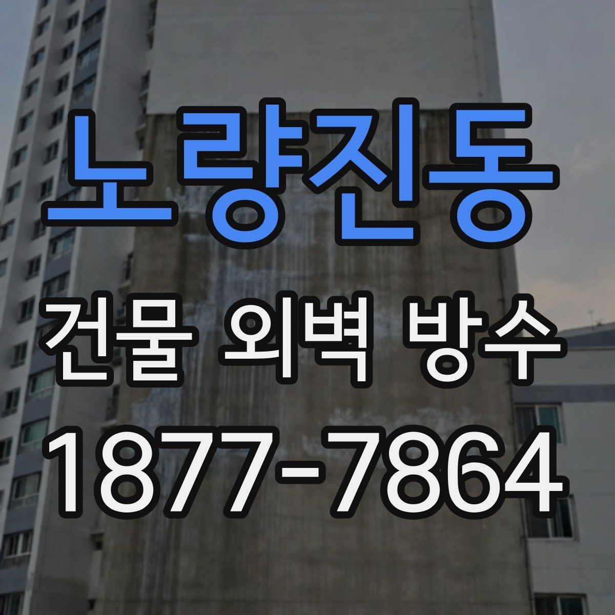 노량진동 건물 외벽 방수