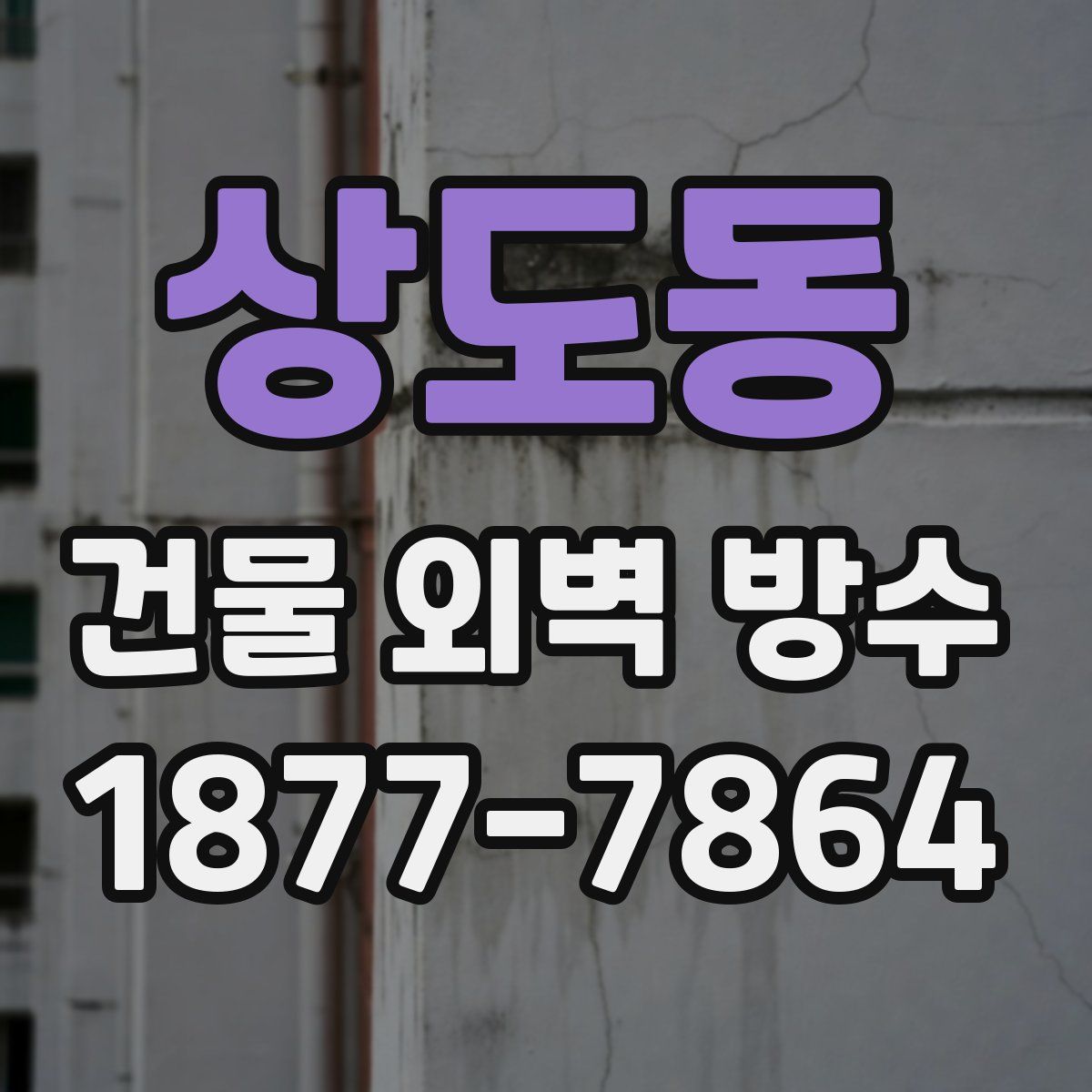 상도동 건물 외벽 방수
