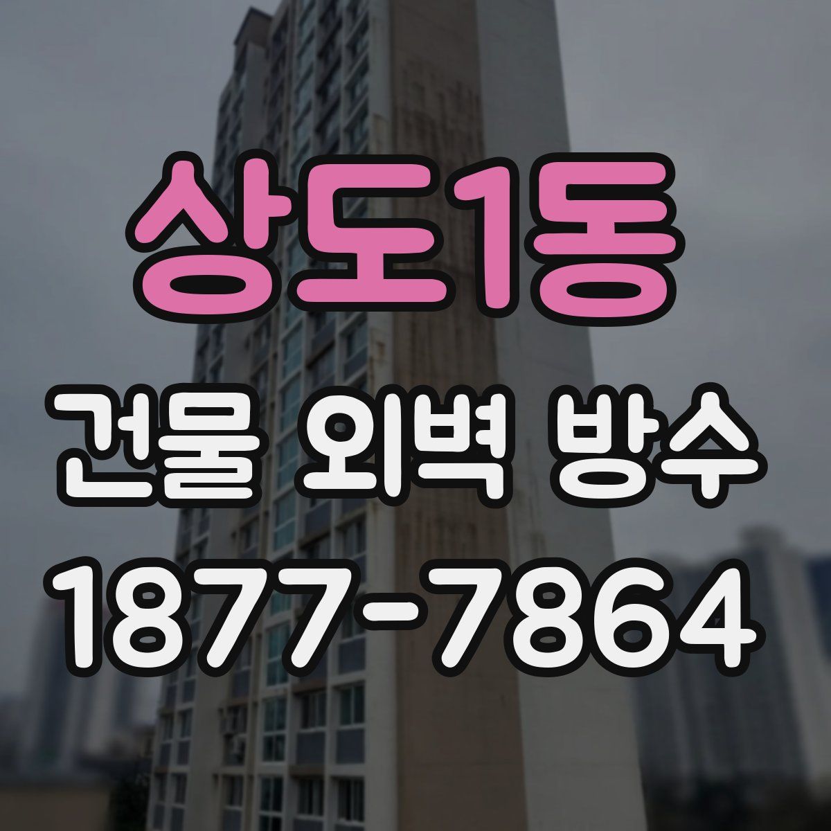 상도1동 건물 외벽 방수