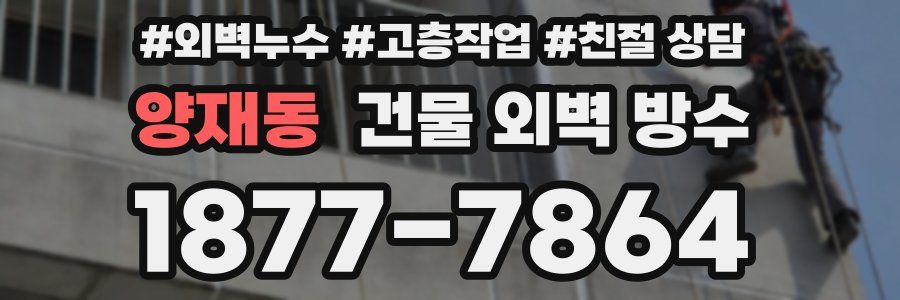 양재동 건물 외벽 방수