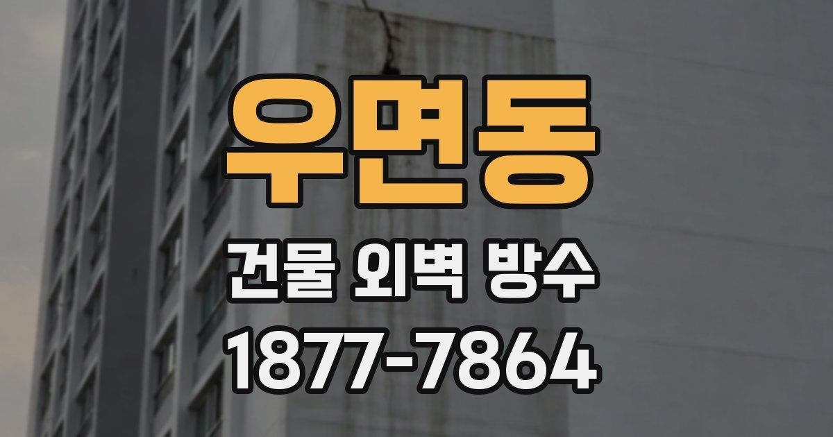 우면동 건물 외벽 방수