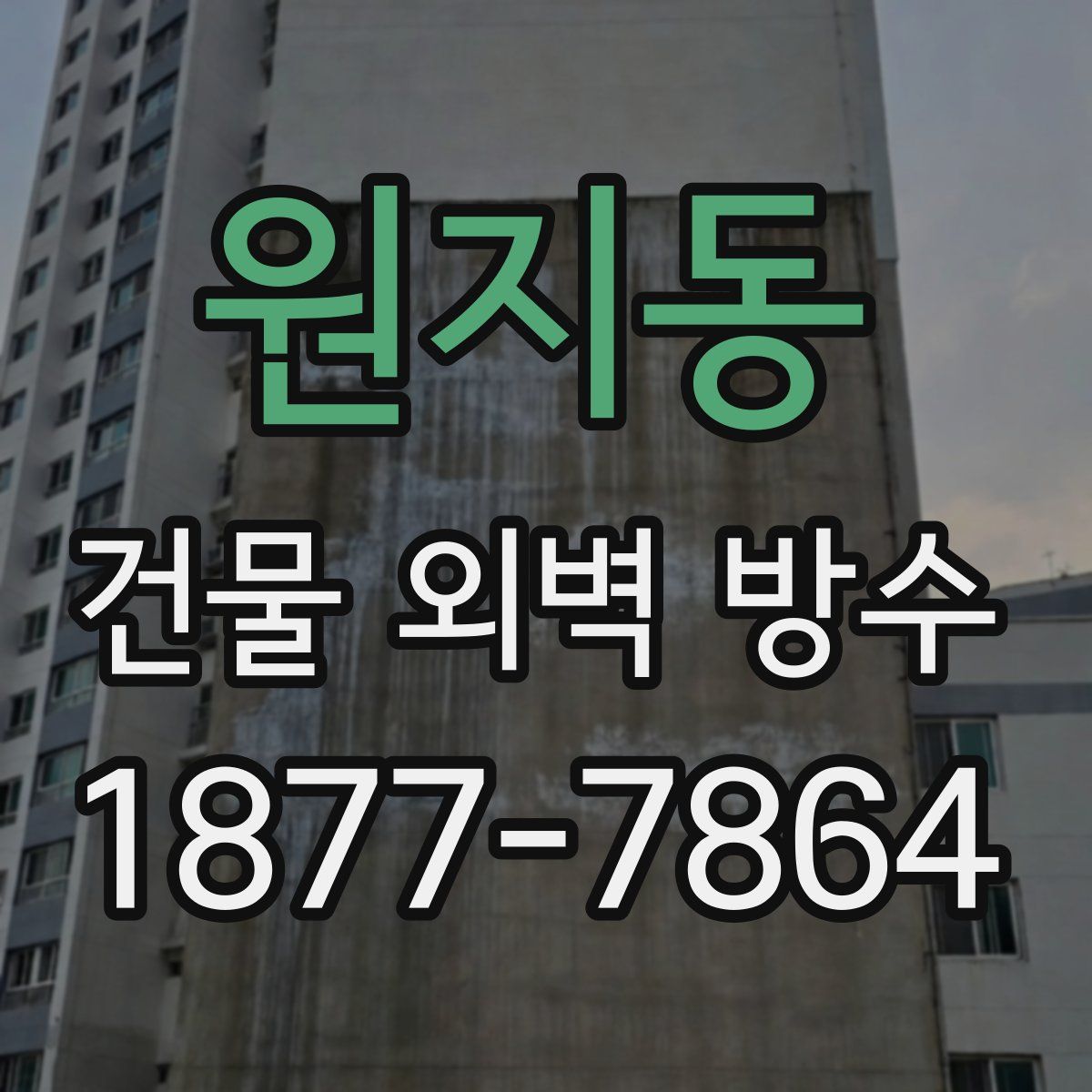 원지동 건물 외벽 방수