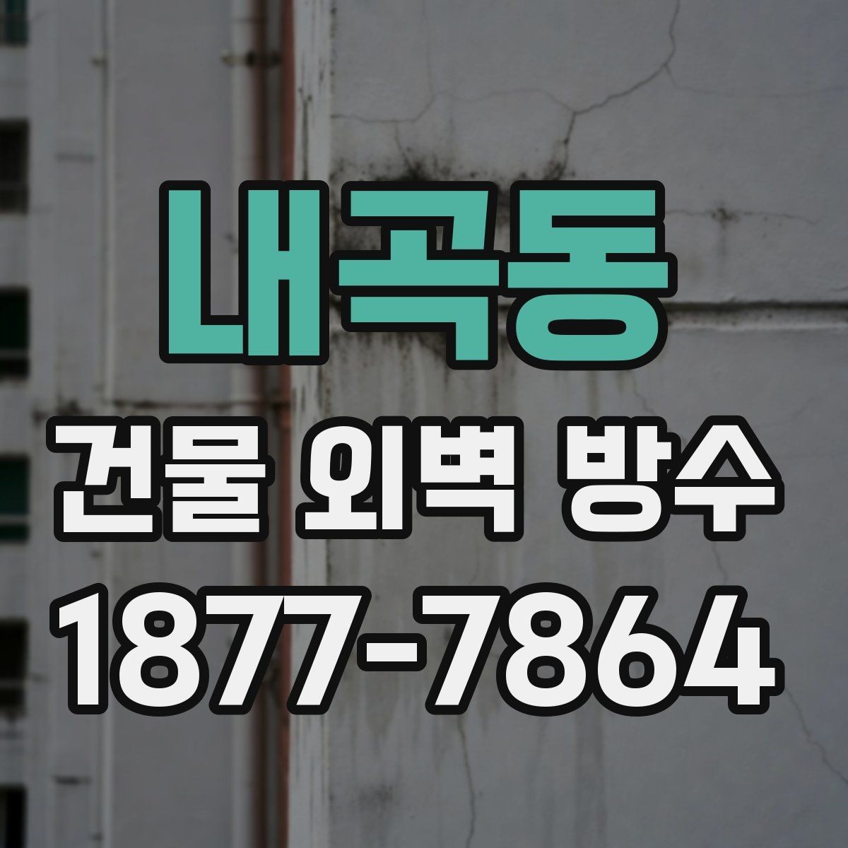 내곡동 건물 외벽 방수 필요성이 커지는 상황