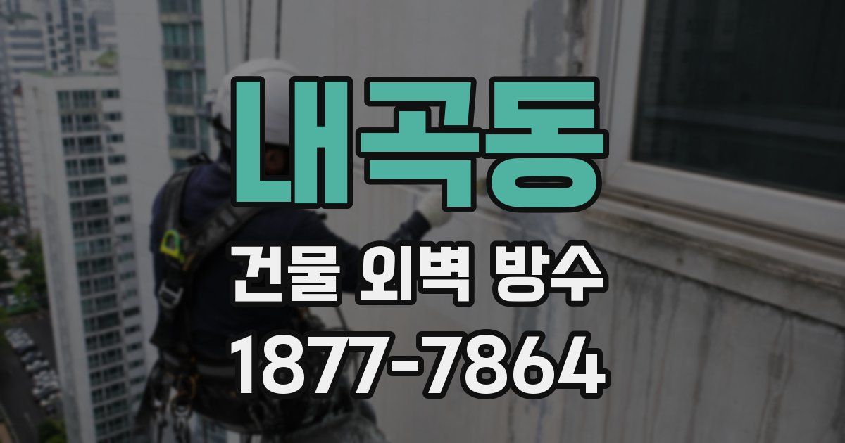 내곡동 건물 외벽 방수