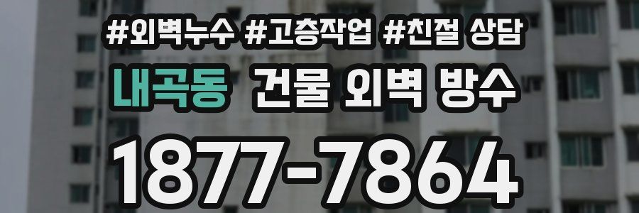내곡동 건물 외벽 방수