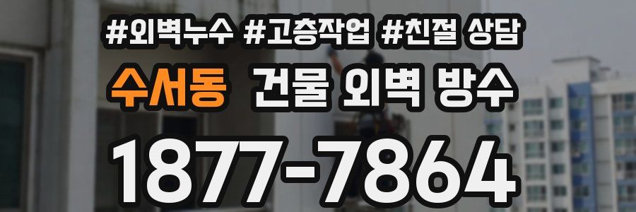 수서동 건물 외벽 방수