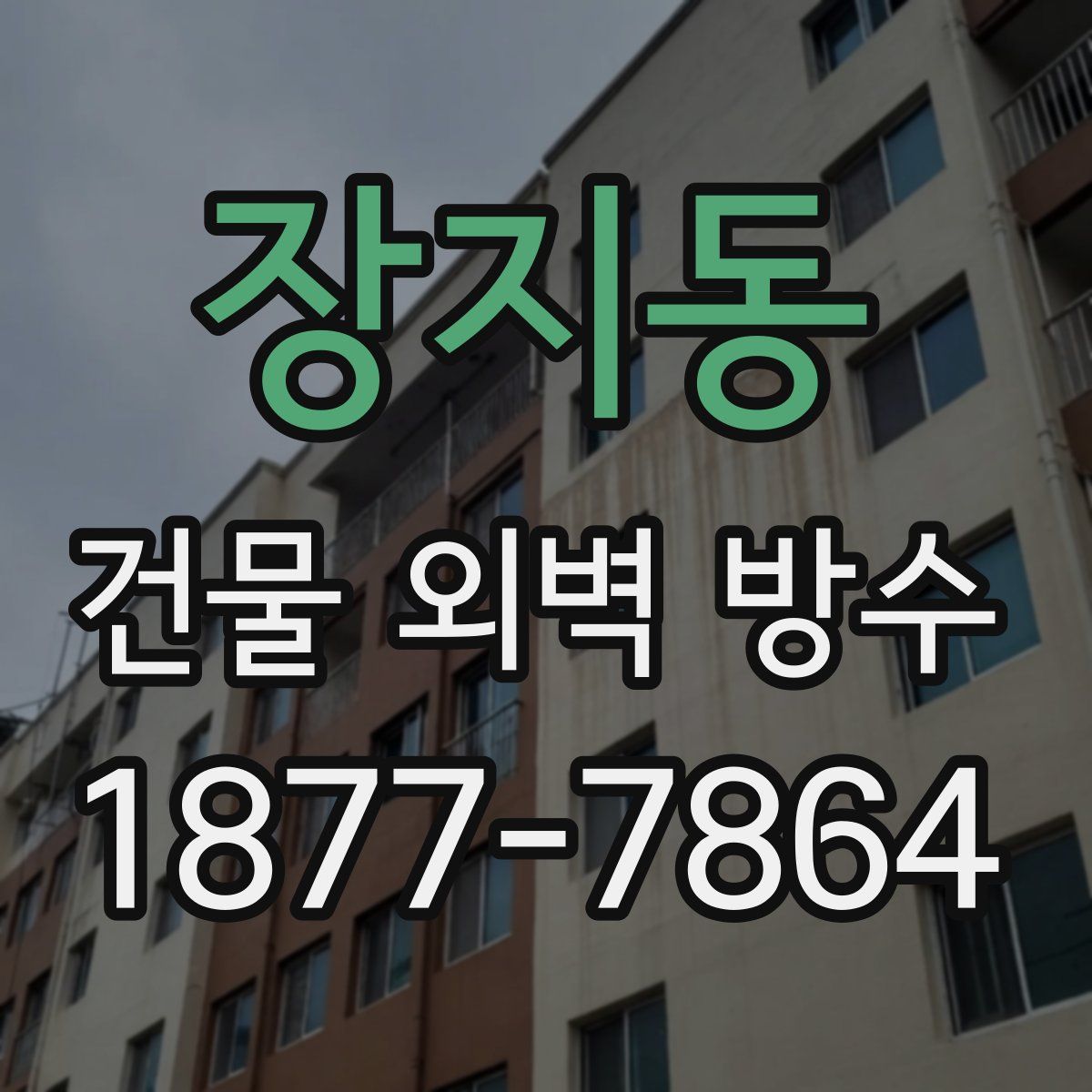장지동 건물 외벽 방수