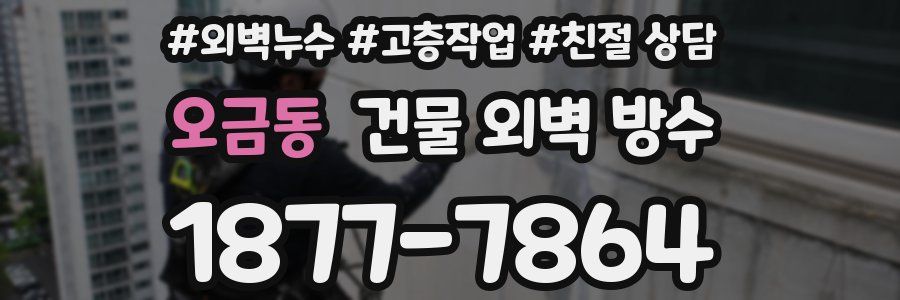 오금동 건물 외벽 방수