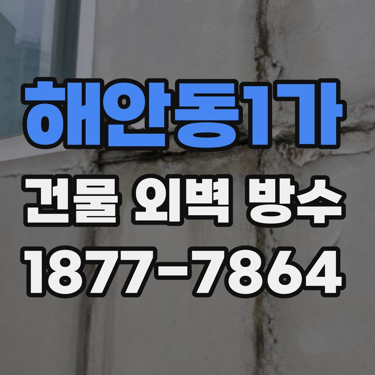 해안동1가 건물 외벽 방수