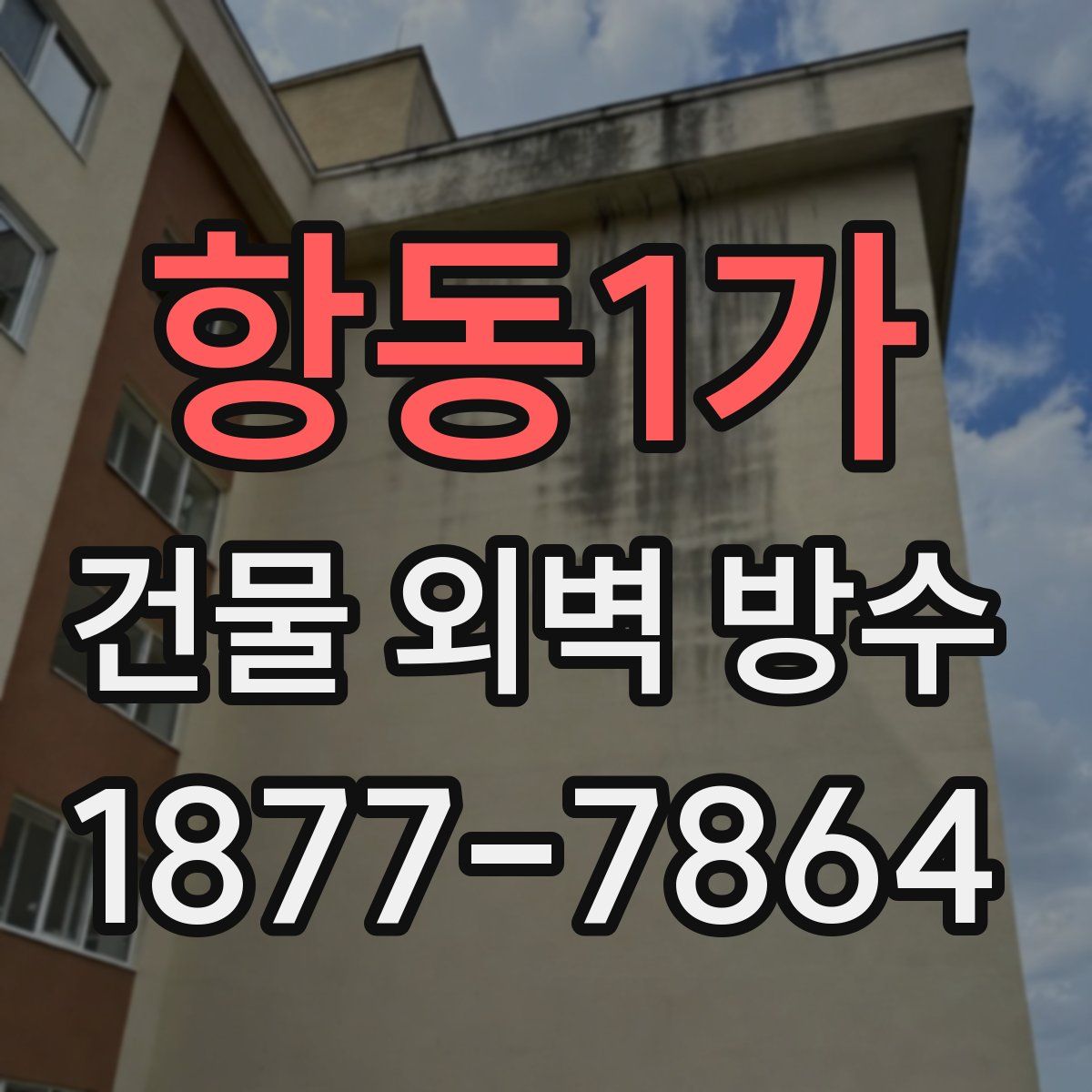 항동1가 건물 외벽 방수