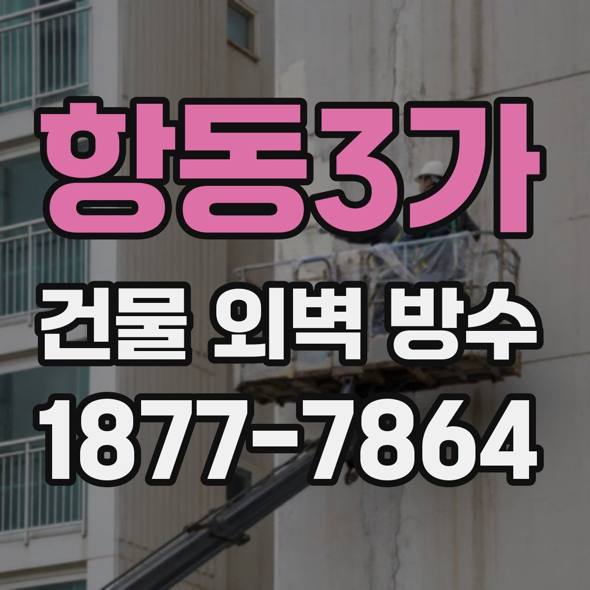 항동3가 건물 외벽 방수