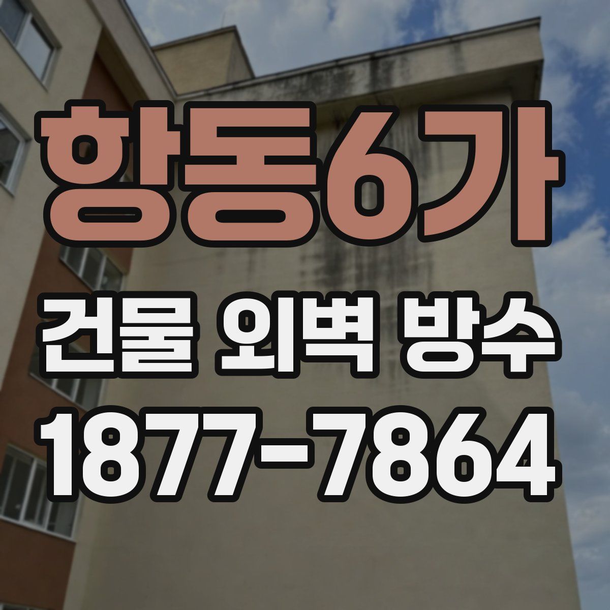 항동6가 건물 외벽 방수