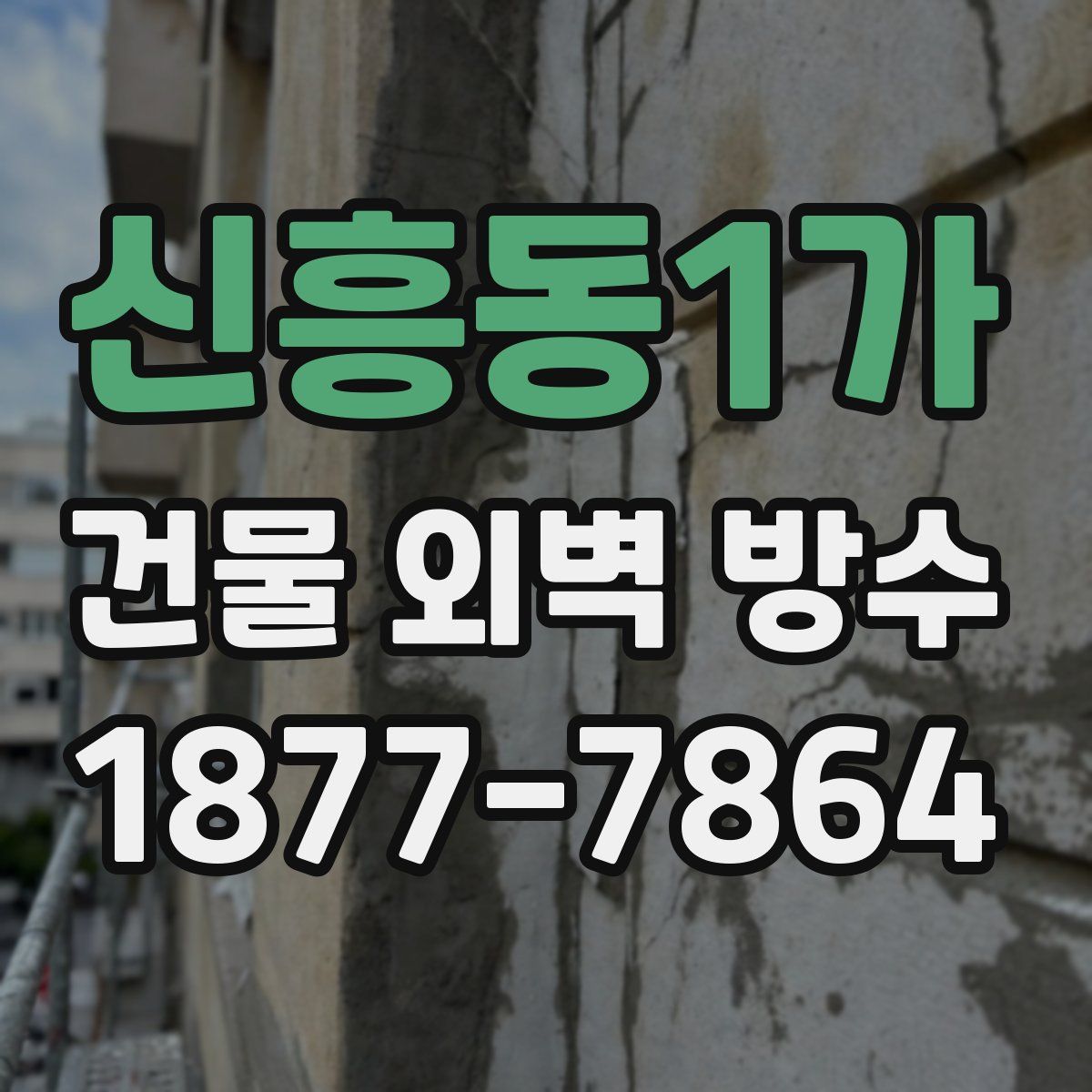신흥동1가 건물 외벽 방수