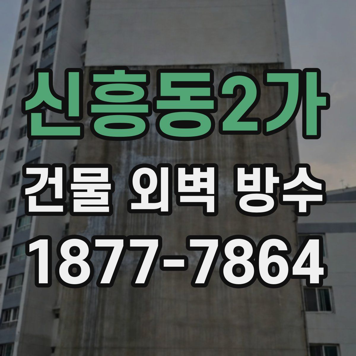신흥동2가 건물 외벽 방수