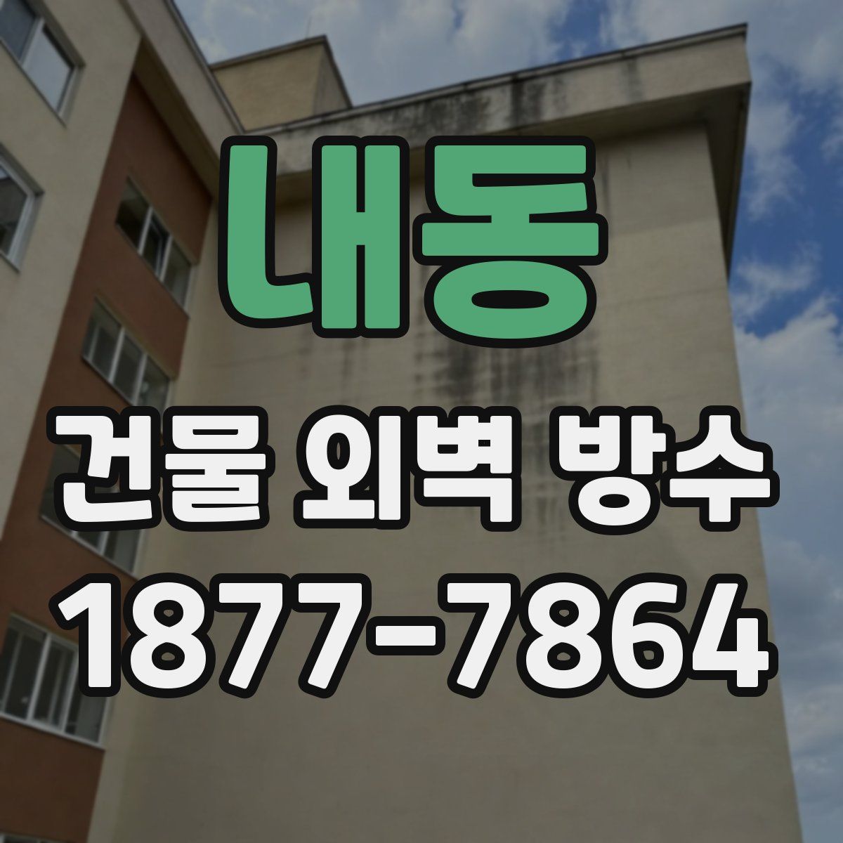 내동 건물 외벽 방수